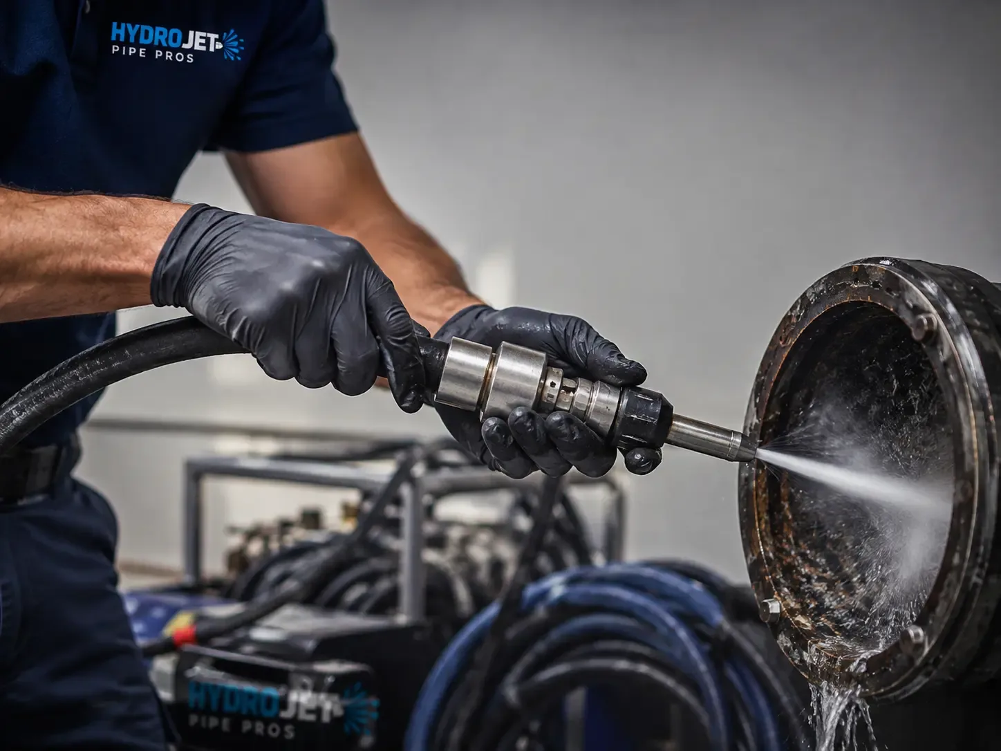 Hydro Jet Pipe Descaling in West College Corner, IN